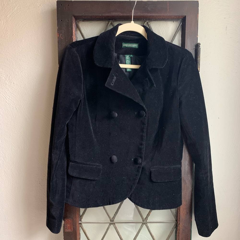 Double breasted velvet blazer - Picture 2 of 6